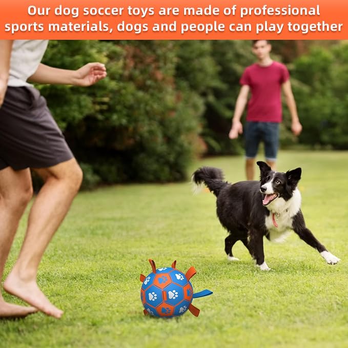 QDAN Dog Ropes Toys Soccer Ball - Image 7