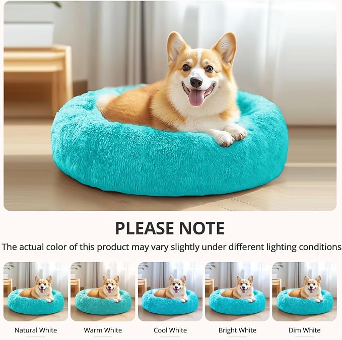 JOLLYVOGUE Calming Small Dog & Cat Bed - Image 8