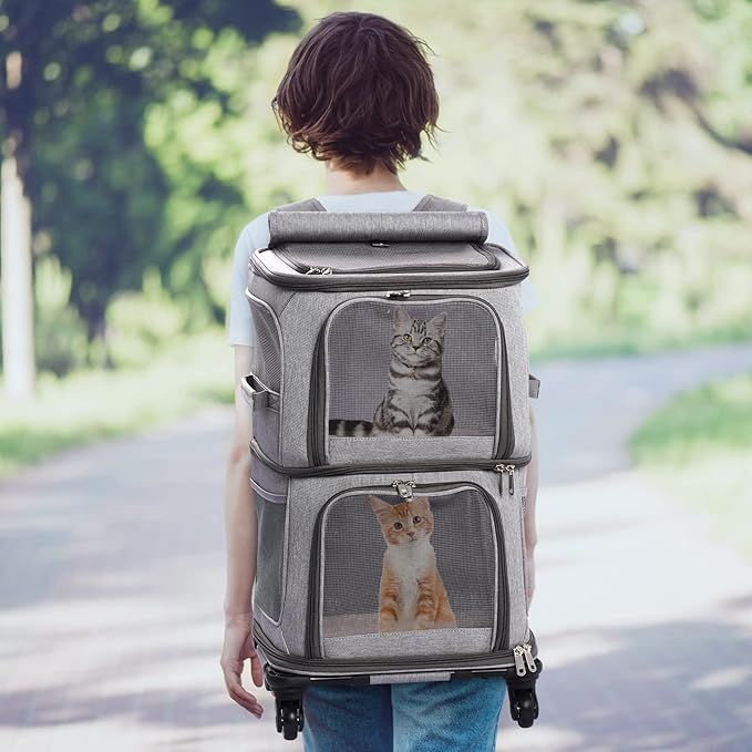Double Pet Carrier Backpack - Image 7