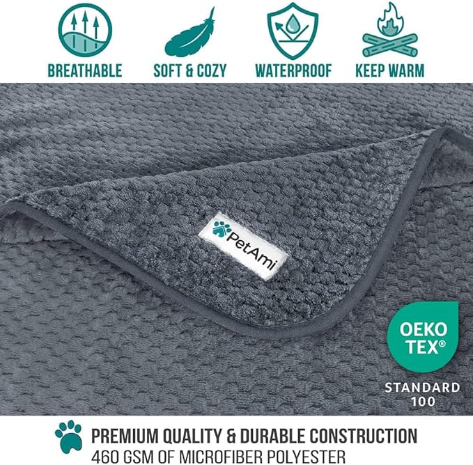 PetAmi Waterproof Dog Blanket, Leakproof Puppy Blanket - Image 3