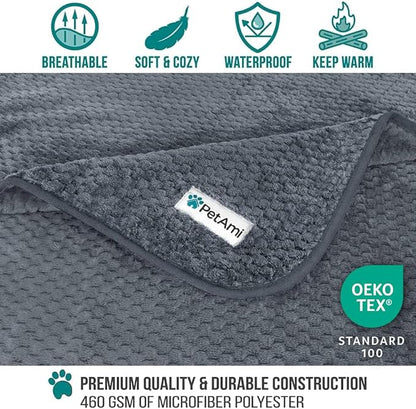 PetAmi Waterproof Dog Blanket, Leakproof Puppy Blanket - Image 3