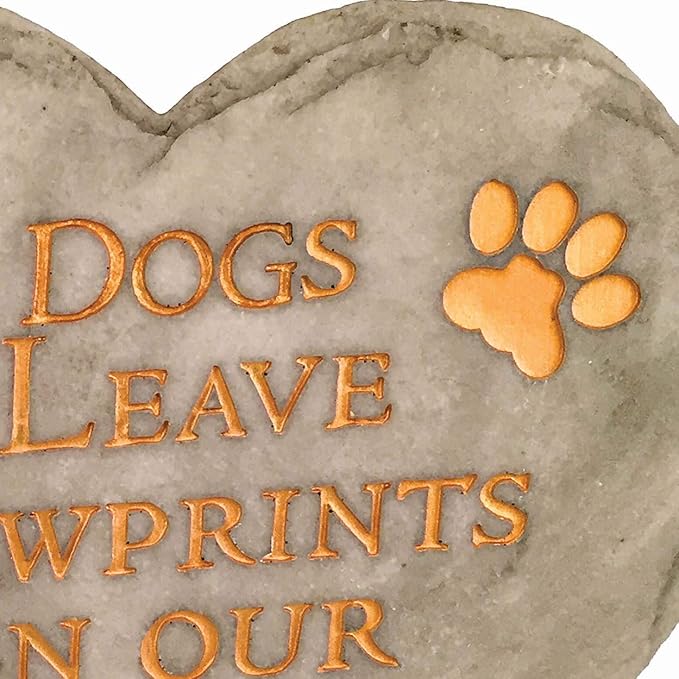 Spoontiques - Garden Décor - Dogs Leave Pawprints Stepping Stone - Decorative - Image 5