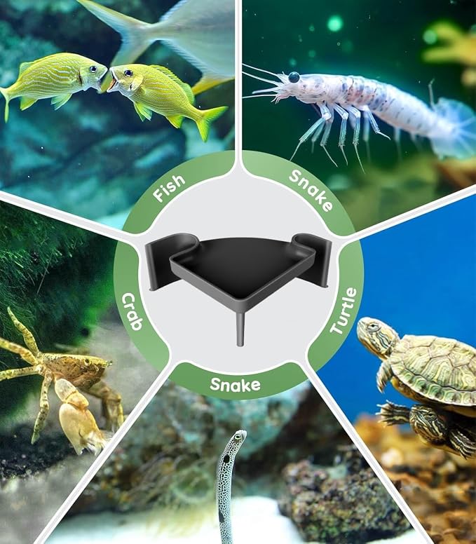 Aquarium Cave Hideout with Viewing Window – Corner Fish Tank Tunnel - Image 3