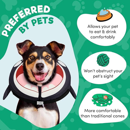 BENCMATE Inflatable Dog Cone Collar Alternative, Soft Dog Cone - Image 3