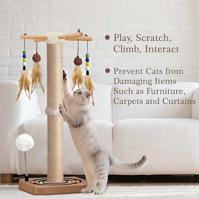 Cat Scratching Post, Interactive Furniture Toys - Image 4
