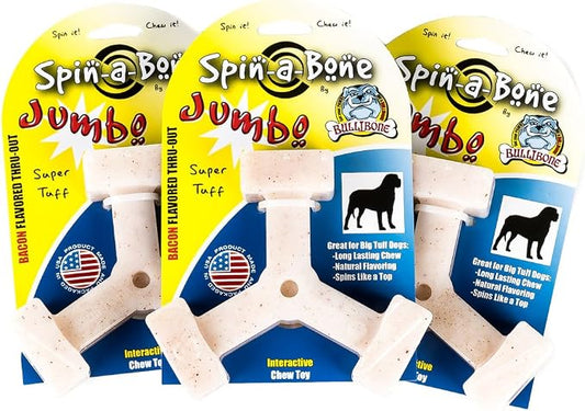 Bullibone Nylon Dog Chew Toy Spin-a-Bone by Bullibone+Pet+Products+LLC