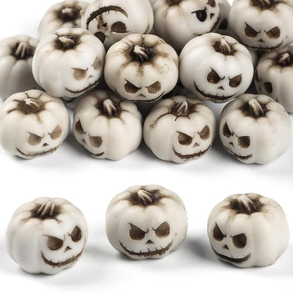 Uniclife 20 Pcs Halloween Mini Pumpkin Decorations, Halloween Fish Tank Decor by UnicLife