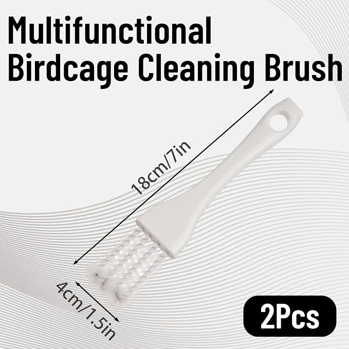 2 PCS Bird Cage Cleaner, Long Handle Bird Poop Remover - Image 2