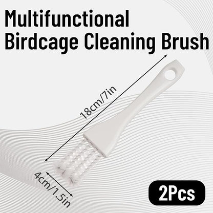 2 PCS Bird Cage Cleaner, Long Handle Bird Poop Remover - Image 2