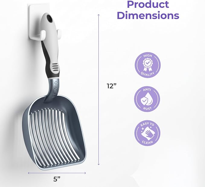 Sifter w/ Deep Shovel Cat Litter Scoop - Image 3