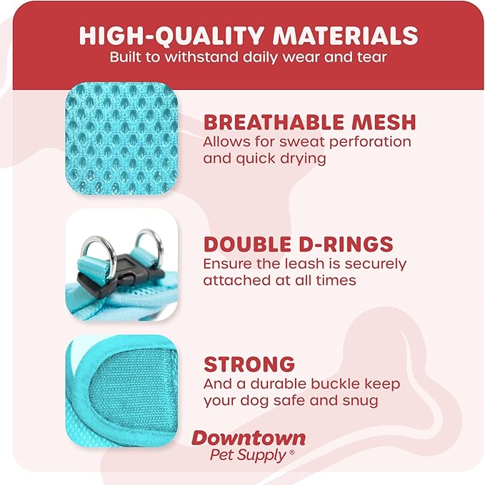 Downtown Pet Supply Step-in Dog Harness – No Pull, Adjustable Padded Mesh - Image 4