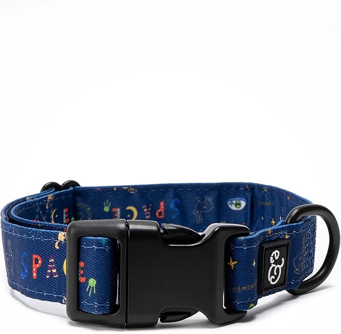 Lucy & Co. Space Doodle Dog Collar by LucyCo