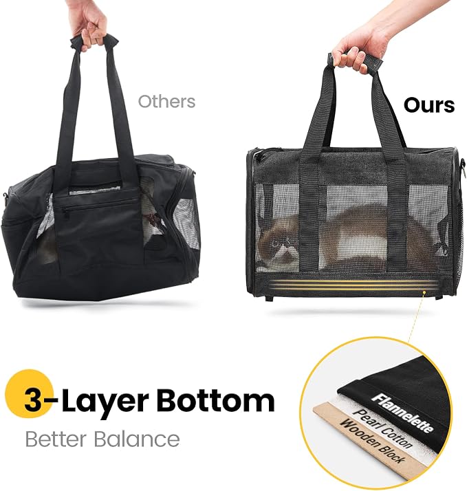Dog Carrier Soft Sided, Large Cat Carrier - Image 7