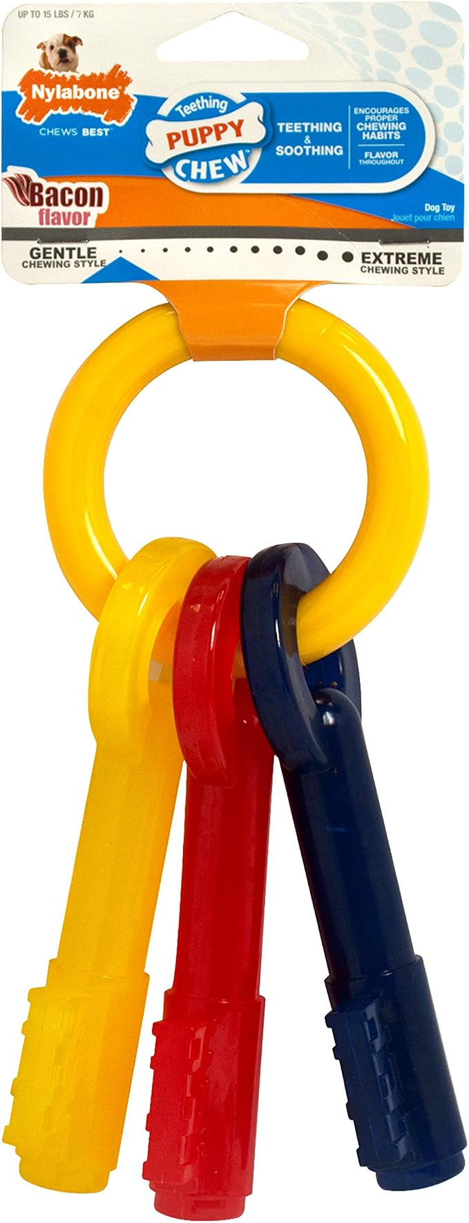 Nylabone Puppy Chew Key Ring Toy, Toys - Image 7