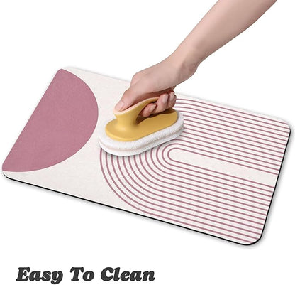 Dog Food Mats for Floors Waterproof, Cat Water Bowl Mats Pet Feeding Absorbent - Image 4