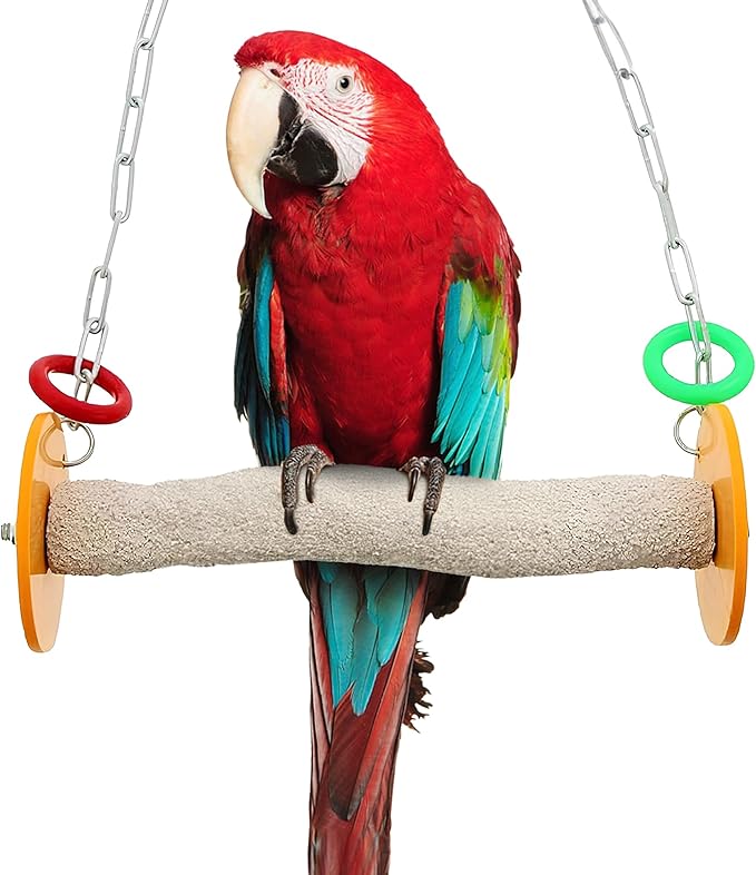 Sweet Feet and Beak Roll Bird Swing by Sweet+Feet+%26+Beak