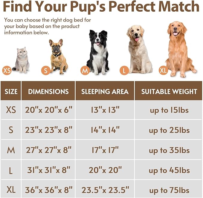JOLLYVOGUE Calming Small Dog & Cat Bed - Image 6