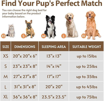 JOLLYVOGUE Calming Small Dog & Cat Bed - Image 6