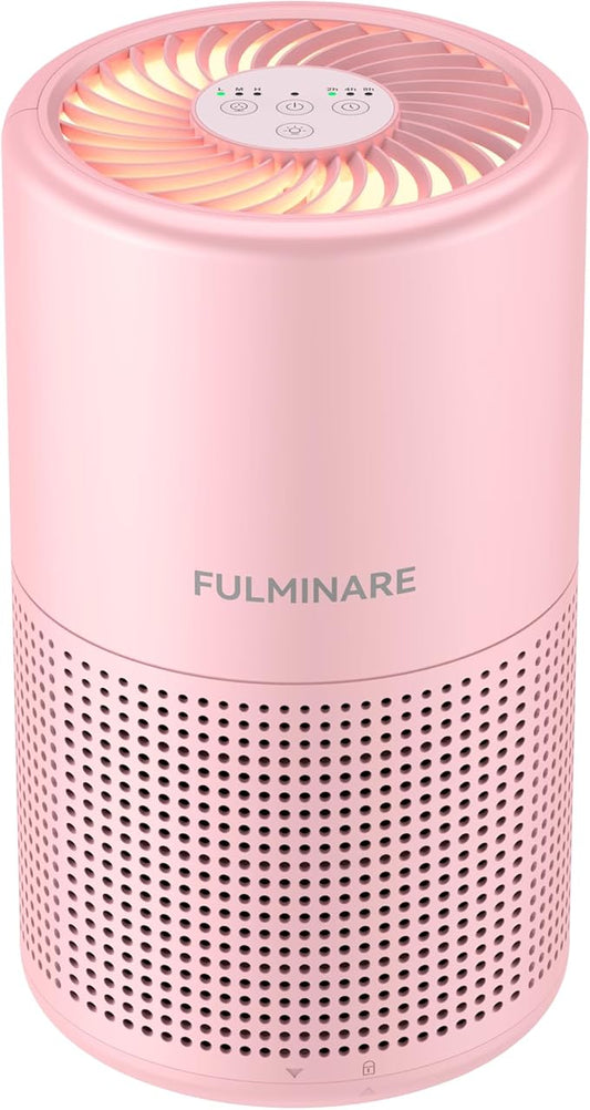 FULMINARE Air Purifiers for Bedroom H13 True HEPA Air Filter, Quiet Air Cleaner by PureAirPowerfulSound