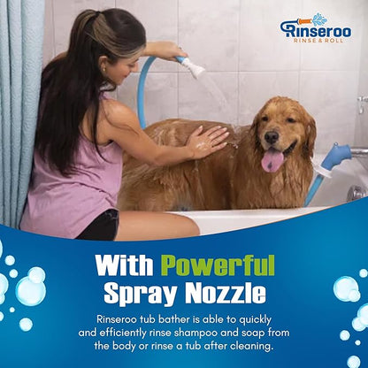 Rinseroo Slip-On Bathtub Faucet Sprayer Attachment. Ultra-Flex Dog Shower - Image 7