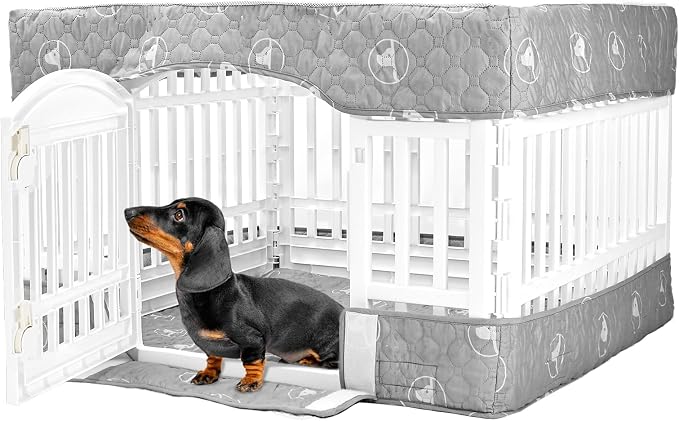 PJYuCien Dog Playpen Bottom Pad and Cover Fits by PJYuGienPetGarden