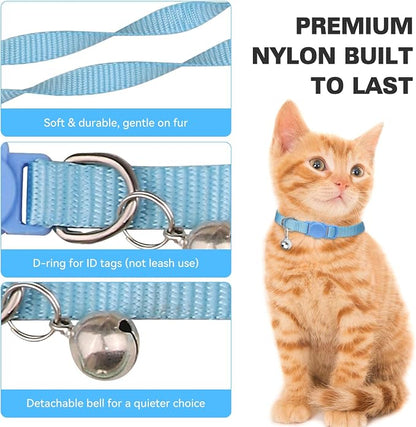 16 PCS Breakaway Cat Collars, Kitten Collar - Image 5
