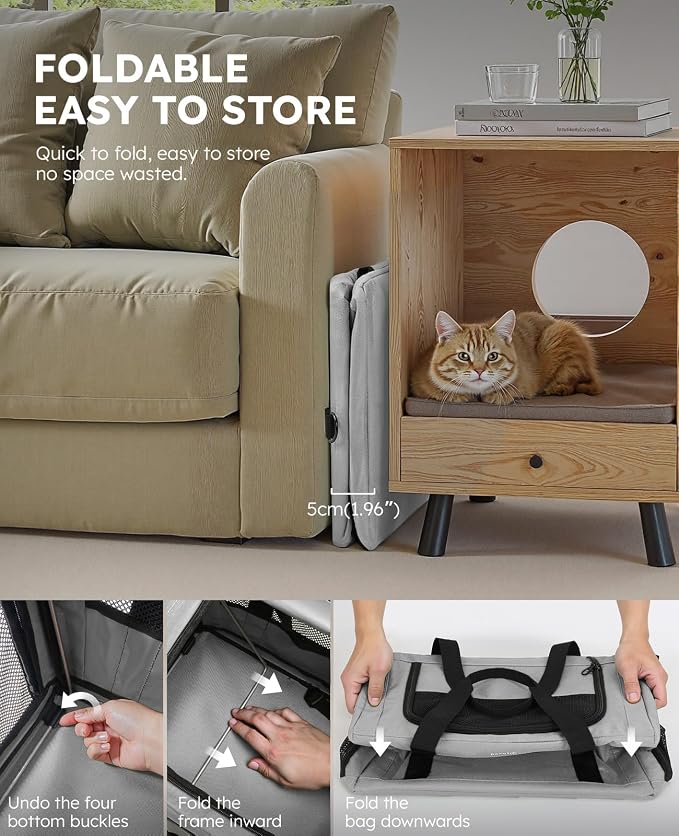 Pecute Cat Carrier Stable, Pet Carrier - Image 7