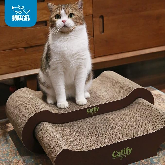 Best Pet Supplies Catify Cat Scratcher, Fun Interactive Scratchers, Claw Safe - Image 6