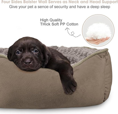 JOEJOY Rectangle Dog Bed for Large Medium Small Dogs - Image 2