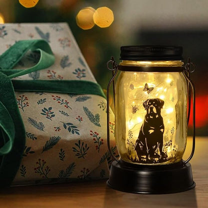 kyoryuger Rottweiler Gifts for Women/Men Rottweiler Solar Lanterns Dog Mom - Image 7