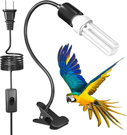 GlowUp Bird Cage Lighting Combo Kit, Clip Lamp by GlowUp