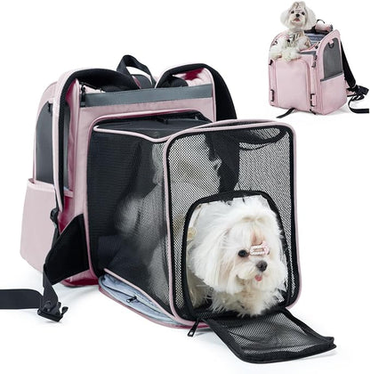 Expandable Pet Carrier, Airline-Approved Foldable and Detachable Backpack by Wildgogo