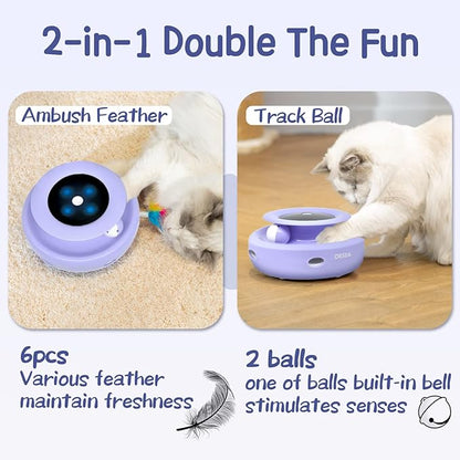 ORSDA Cat Toys, 2-in-1 Interactive Cat Toys - Image 2