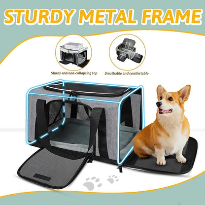 Petskd Pet Carrier 17x13x9.5 Southwest Airline Approved, Pet Travel Carrier Bag - Image 6