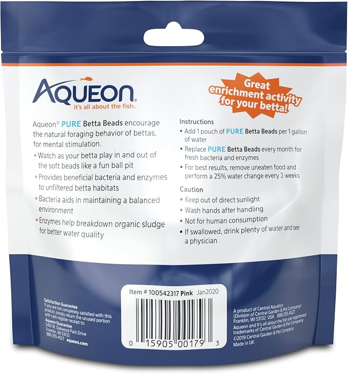 Aqueon PURE Betta Beads, Water Care - Image 8