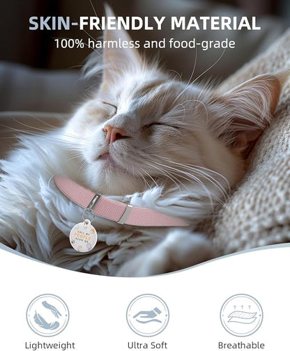 Cat Collar with Bell, Stretch Elastic Quick Release, Modifiable Pet Online - Image 6