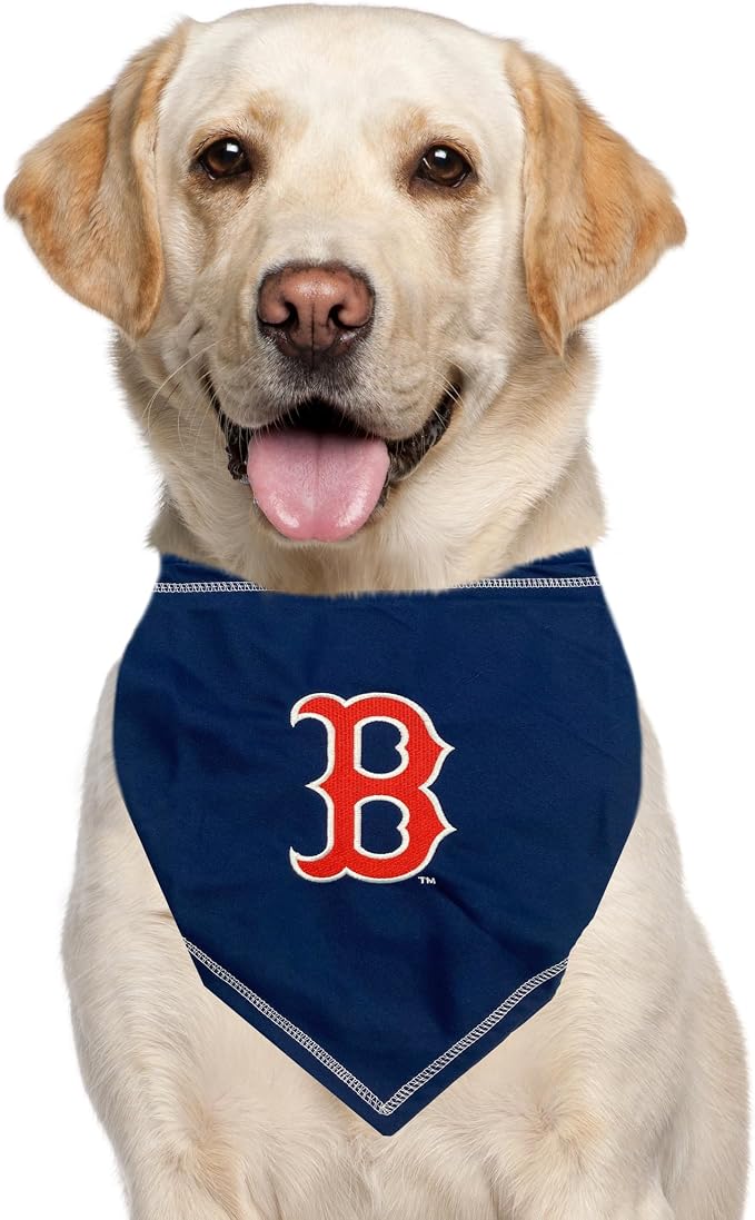 Pets First MLB Boston RED SOX TIE Bandana, Small/Medium. Dog Bandana Scarf Bib - Image 5