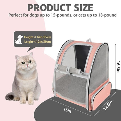 Cat Backpack Carrier, Pet Carrier Airline Approved - Image 2
