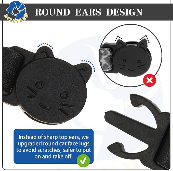Leather Personalized Breakaway Cat Collar - Image 5