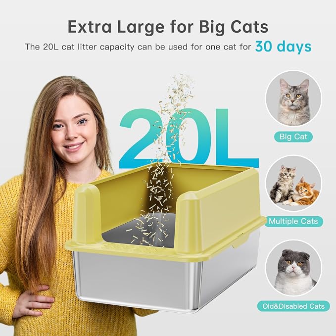 Stainless Steel Litter Box - Image 3