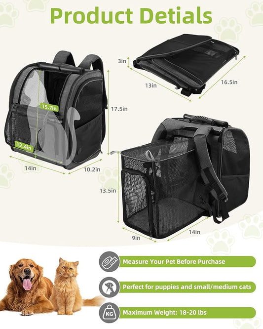 Expandable Cat Carrier Backpacks - Image 2