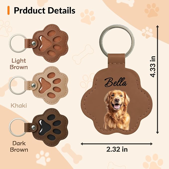 QYH Custom Memorial Dog Keychain - Image 3