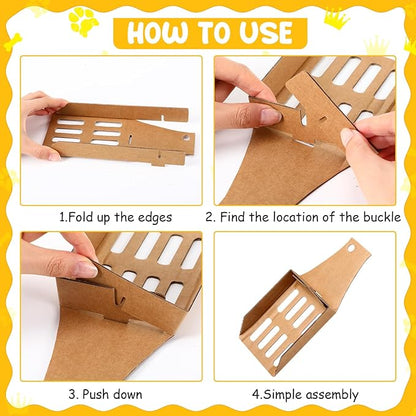 30 Pcs Disposable Cat Litter Scoops 8.3x3.3 Inch Portable Kitty Litter Scooper - Image 3