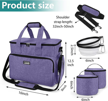 BAGLHER Dog Travel Bag, Airline Approved Pet Tote Organizer - Image 3