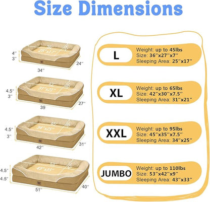 Orthopedic XL Large Dog Bed - Image 7