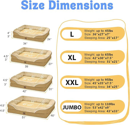 Washable Orthopedic Large Dog Bed - Image 7