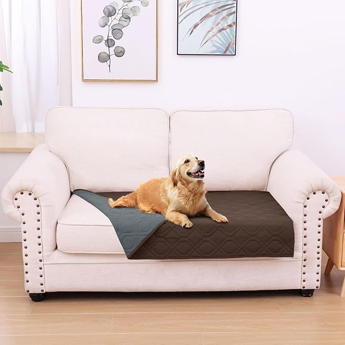 hyha Waterproof Dog Bed Blanket, Soft Pet Blankets, Waterproof Couch Cover by hyha