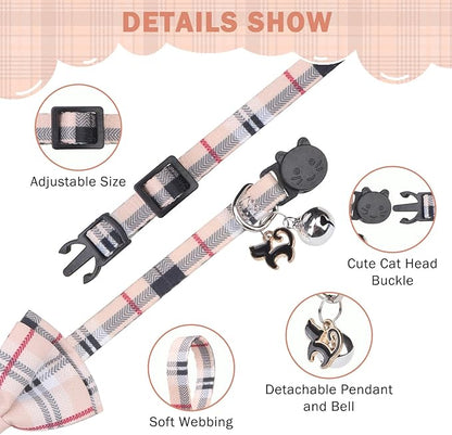 SCENEREAL Plaid Cat Collar - Image 5