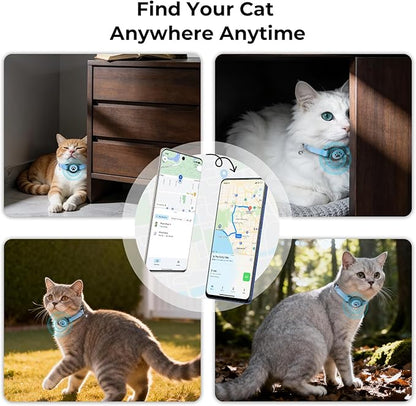 GPS Cat Tracker Collar, Smart Pet Activity Tracker, No Monthly Fee, Work - Image 7