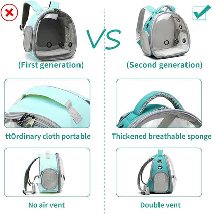 Portable Travel pet Backpack Carrier Hamster Bag Guinea Pig Bird Small Dog cat - Image 4